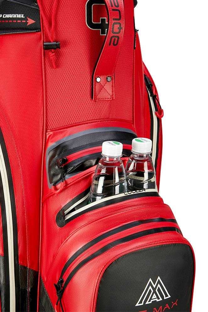 Big Max Aqua Silencio 4 Organizer cart bag, červeno/černý