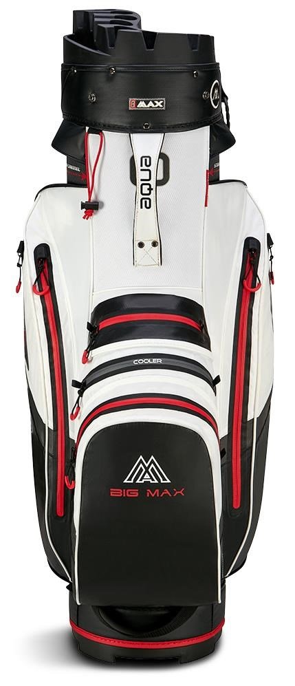 Big Max Aqua Silencio 4 Organizer cart bag, bílo/černo/červený