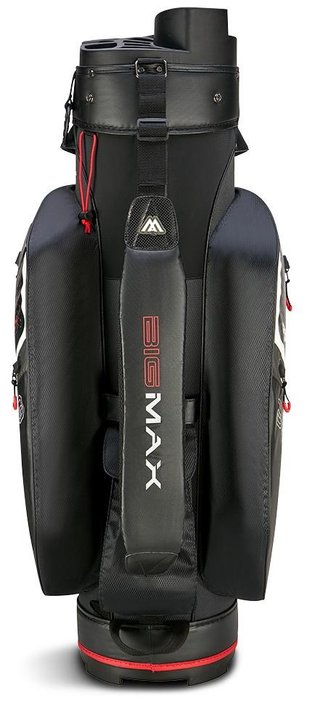 Big Max Aqua Silencio 4 Organizer cart bag, bílo/černo/červený