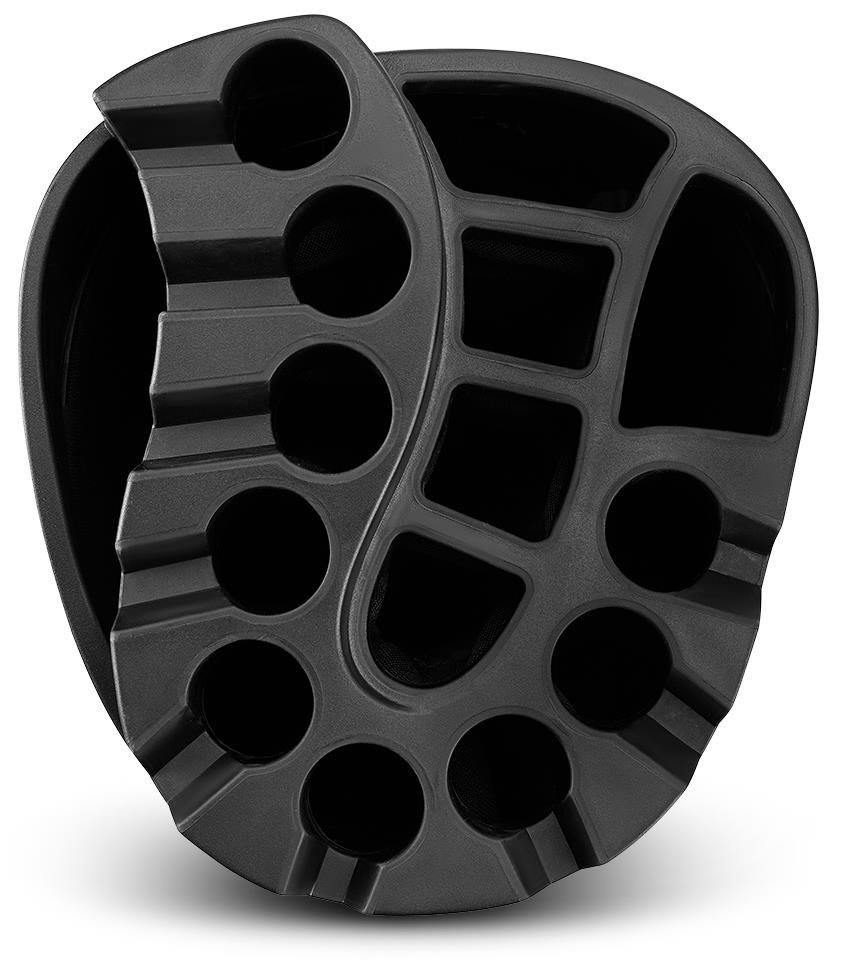 Big Max Aqua Silencio 4 Organizer cart bag, bílo/černo/červený