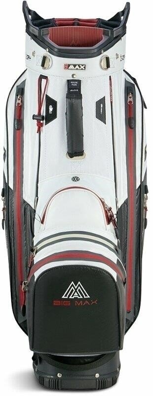 Big Max Aqua Tour 4 cart bag, white/black/merlot