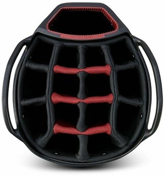 Big Max Aqua Tour 4 cart bag, white/black/merlot