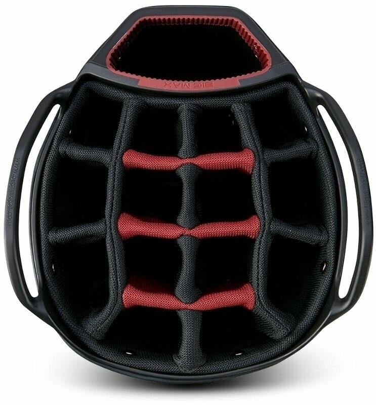Big Max Aqua Tour 4 cart bag, white/black/merlot
