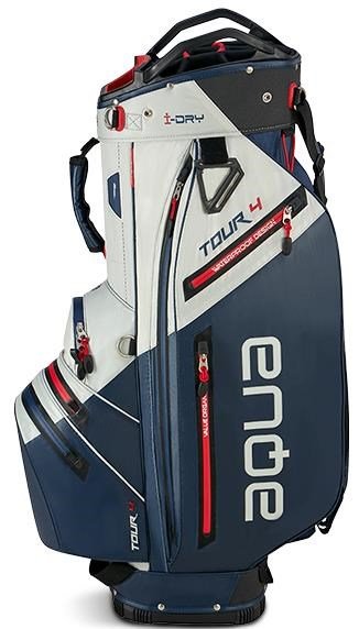 Big Max Aqua Tour 4 cart bag, bílo/tmavě modro/červený
