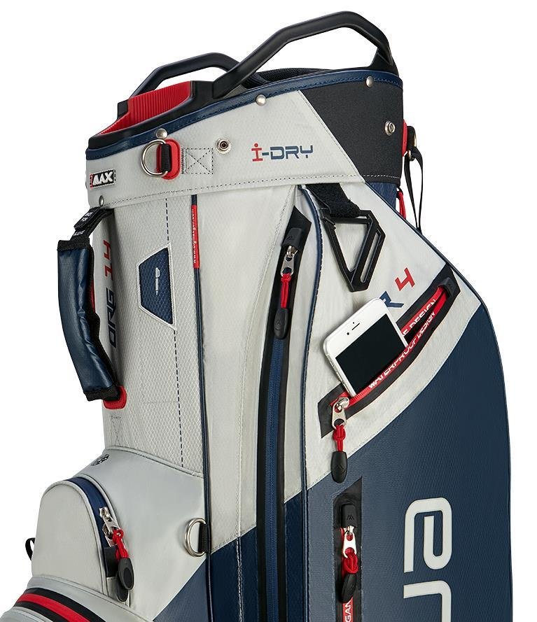 Big Max Aqua Tour 4 cart bag, bílo/tmavě modro/červený