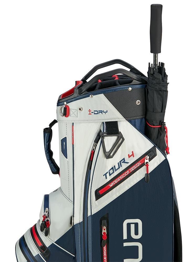 Big Max Aqua Tour 4 cart bag, bílo/tmavě modro/červený
