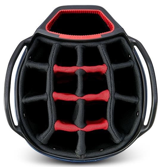 Big Max Aqua Tour 4 cart bag, bílo/tmavě modro/červený