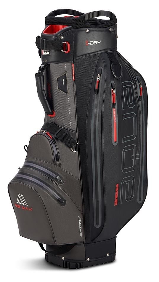 Big Max Aqua Sport 360 cart bag, šedo/černo/červený
