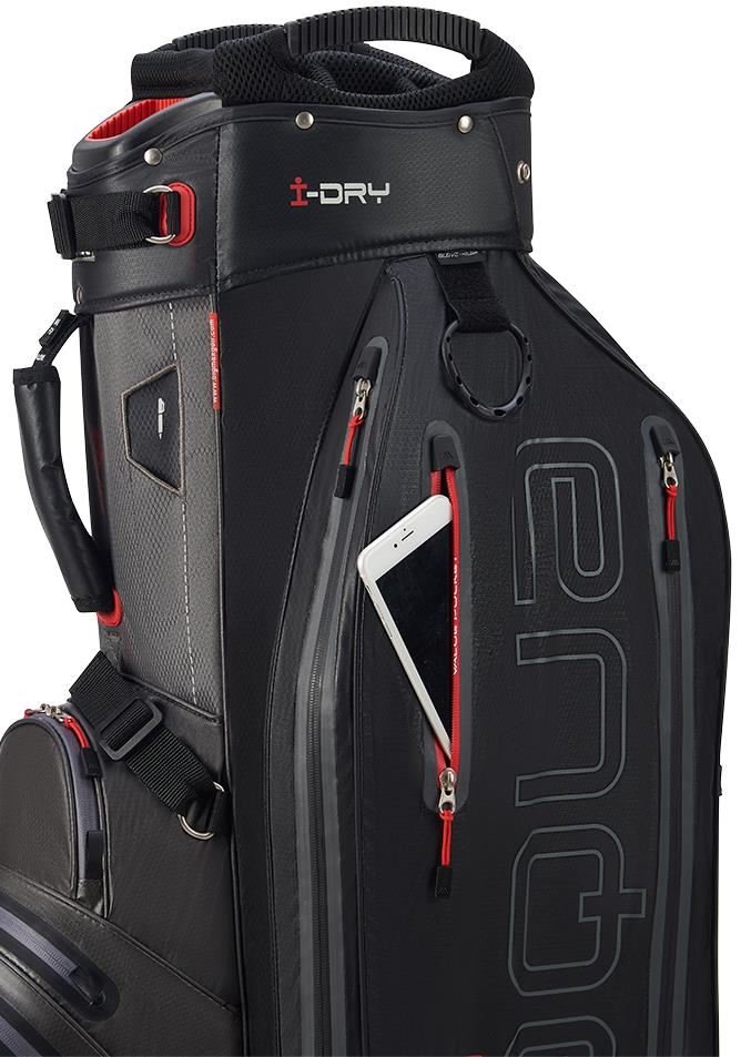 Big Max Aqua Sport 360 cart bag, šedo/černo/červený