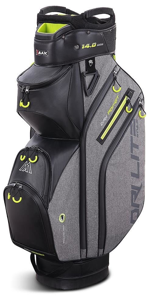 Big Max Dri Lite Style cart bag, šedo/černo/limetkový