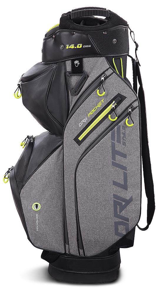 Big Max Dri Lite Style cart bag, šedo/černo/limetkový