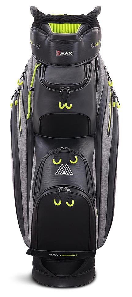Big Max Dri Lite Style cart bag, šedo/černo/limetkový