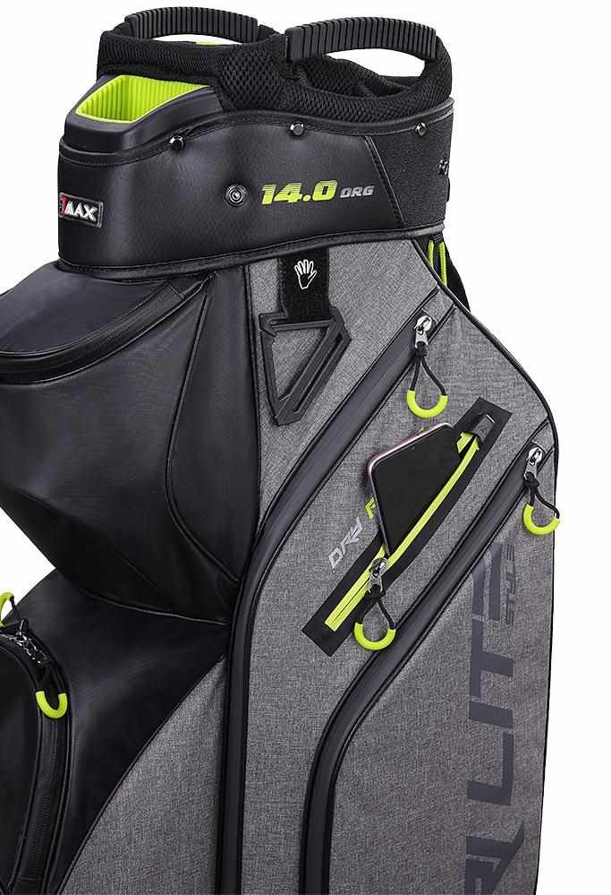 Big Max Dri Lite Style cart bag, šedo/černo/limetkový