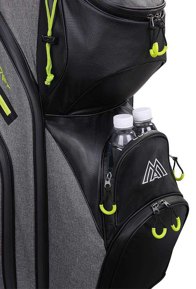 Big Max Dri Lite Style cart bag, šedo/černo/limetkový