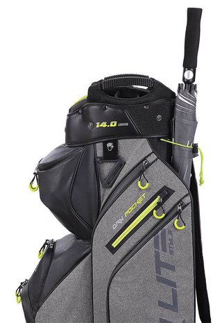 Big Max Dri Lite Style cart bag, šedo/černo/limetkový