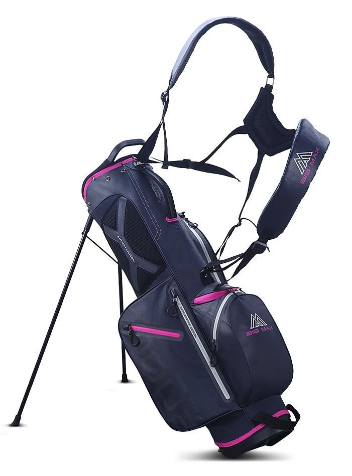 Big Max Aqua Seven G stand bag, tmavě modro/fuchsiový