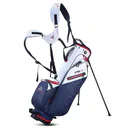 Big Max Aqua Seven G stand bag, bílo/tmavě modro/červený