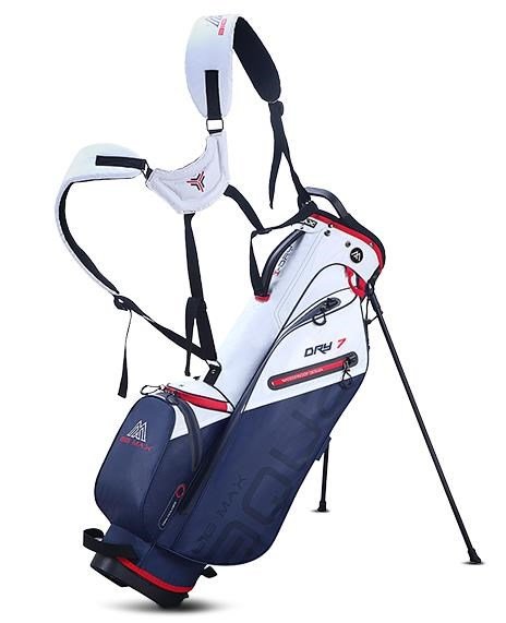 Big Max Aqua Seven G stand bag, bílo/tmavě modro/červený