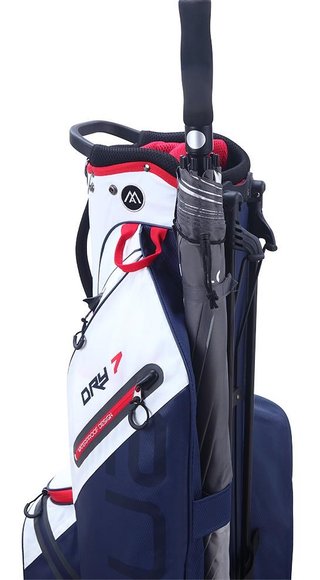 Big Max Aqua Seven G stand bag, bílo/tmavě modro/červený