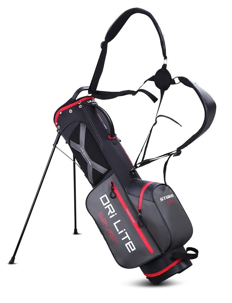 Big Max Dri Lite Seven G stand bag, černo/červený