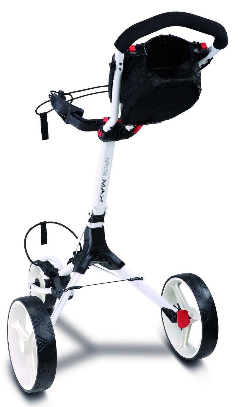 Big Max IQ2 manuální golfový vozík, bílý