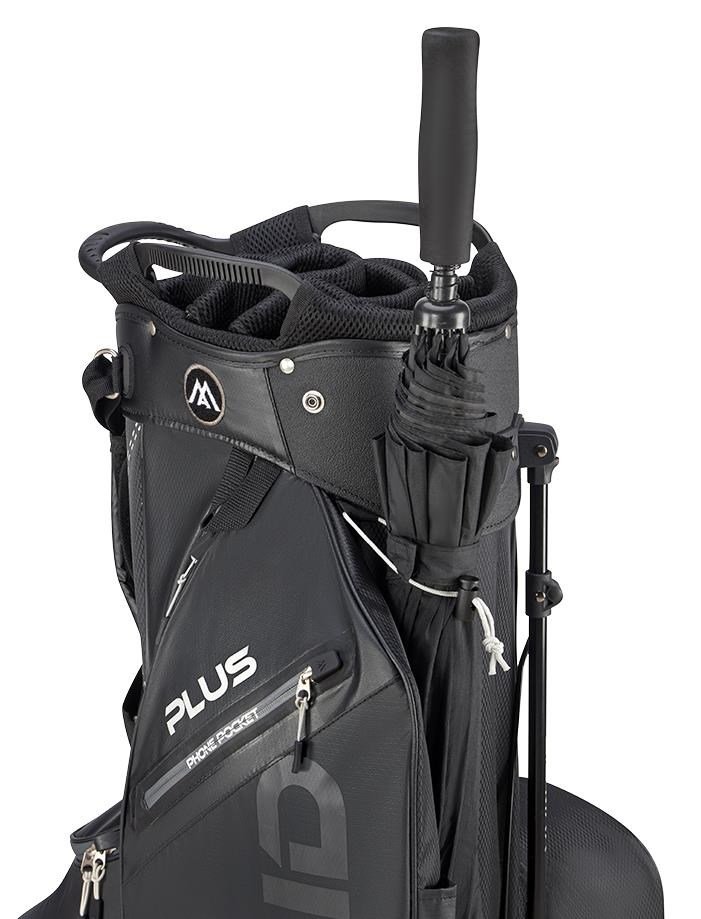 Big Max Dri Lite Hybrid Plus stand bag, černý