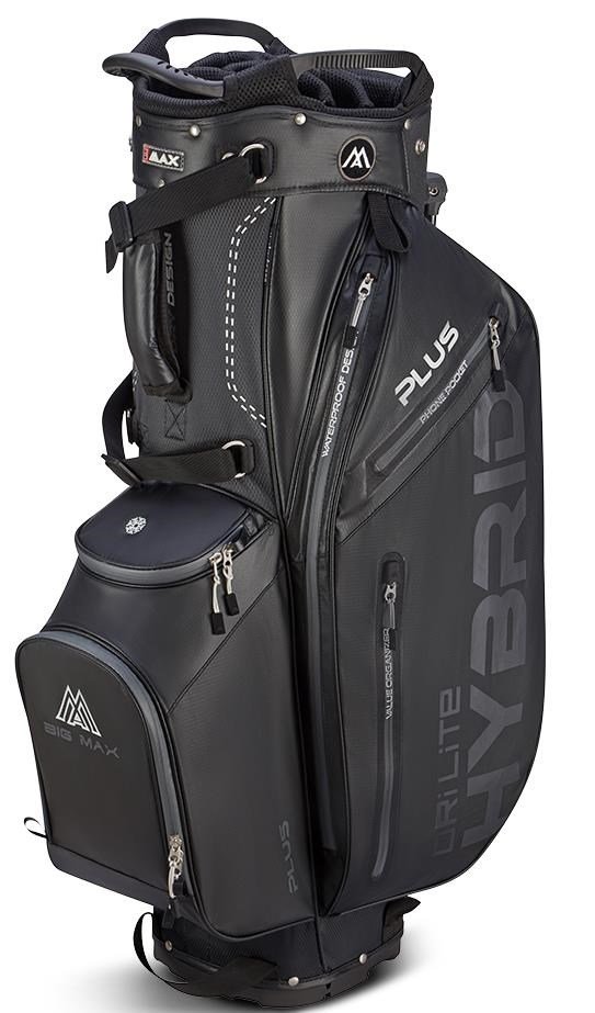 Big Max Dri Lite Hybrid Plus stand bag, černý