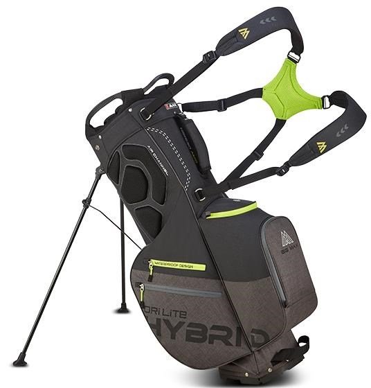 Big Max Dri Lite Hybrid Plus stand bag, černo/šedo/limetkový