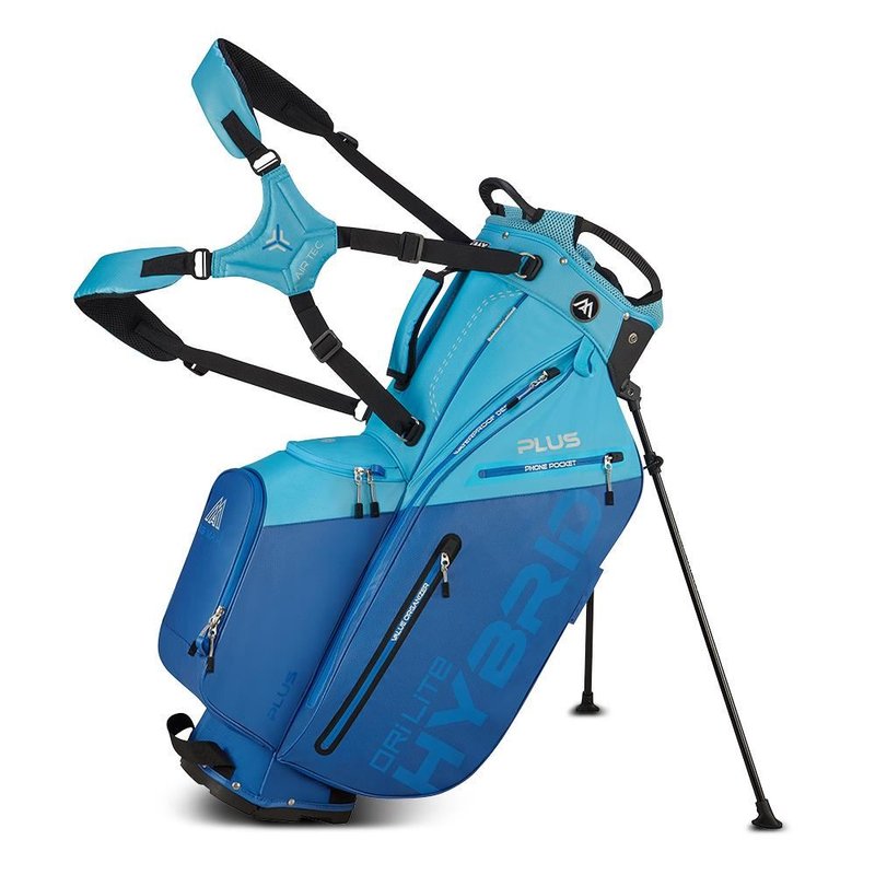 Big Max Dri Lite Hybrid Plus stand bag, modrý