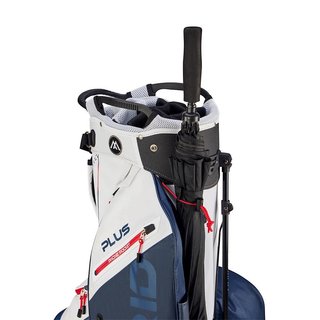 Big Max Dri Lite Hybrid Plus stand bag, bílo/modro/červený