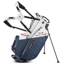 Big Max Dri Lite Hybrid Plus stand bag, bílo/modro/červený