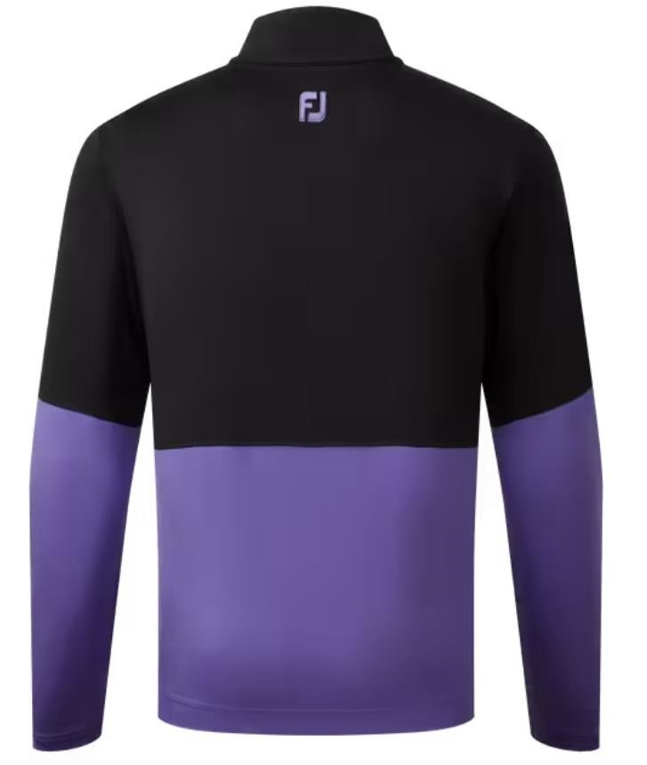 FootJoy Colour Block pánská mikina, černo/fialové
