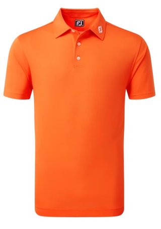 FootJoy Stretch Pique Solid pánské polo, oranžové