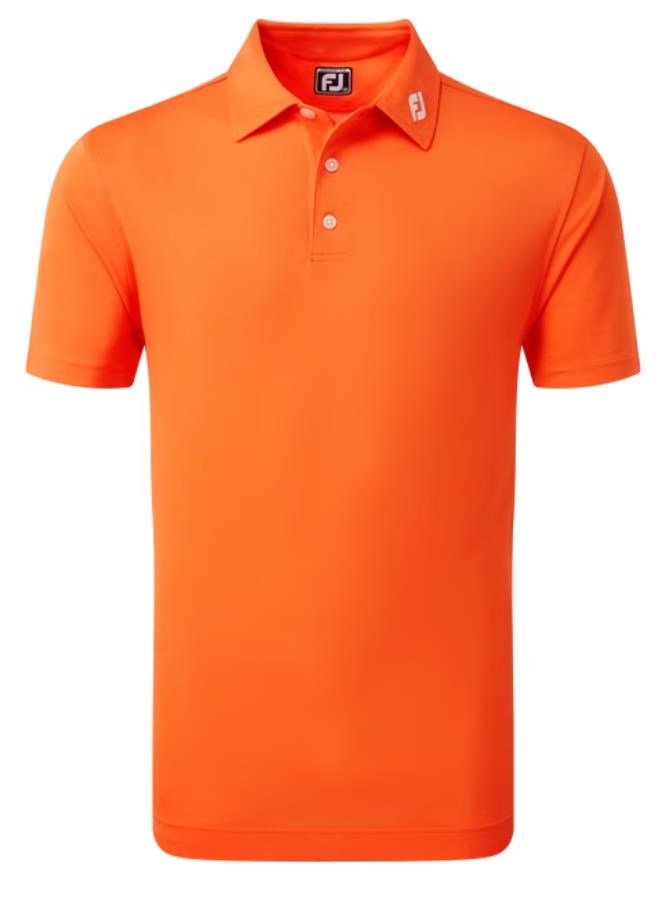 FootJoy Stretch Pique Solid pánské polo, oranžové