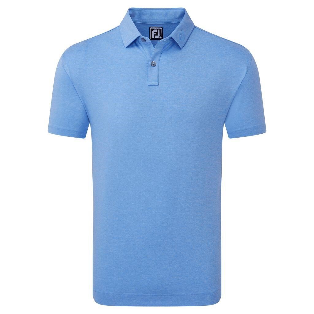 FootJoy Heather Self Collar Lisle pánské polo, modré