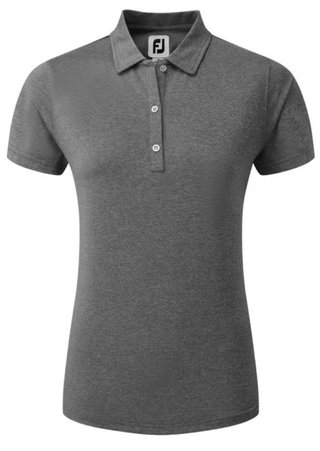 FootJoy Heather Self-Collar Lisle dámské polo, černé