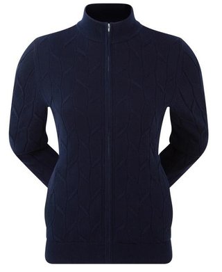 FootJoy Full-Zip Lined dámský svetr, tmavě modrý