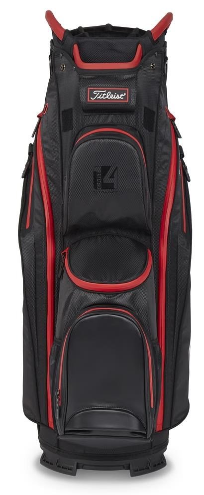 Titleist 14 StaDry cart bag, černo/červený