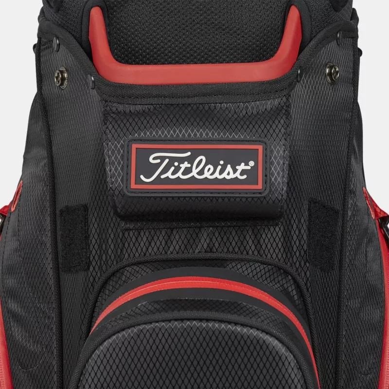 Titleist 14 StaDry cart bag, černo/červený