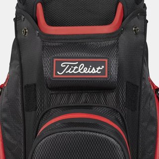 Titleist 14 StaDry cart bag, černo/červený