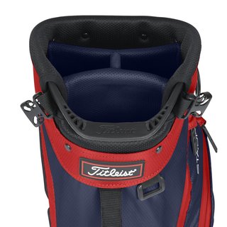 Titleist Players StaDry 4 stand bag, modro/bílo/červený