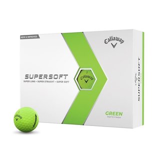 Callaway Supersoft Matte golfové míčky, zelené