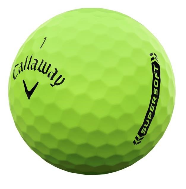 Callaway Supersoft Matte golfové míčky, zelené