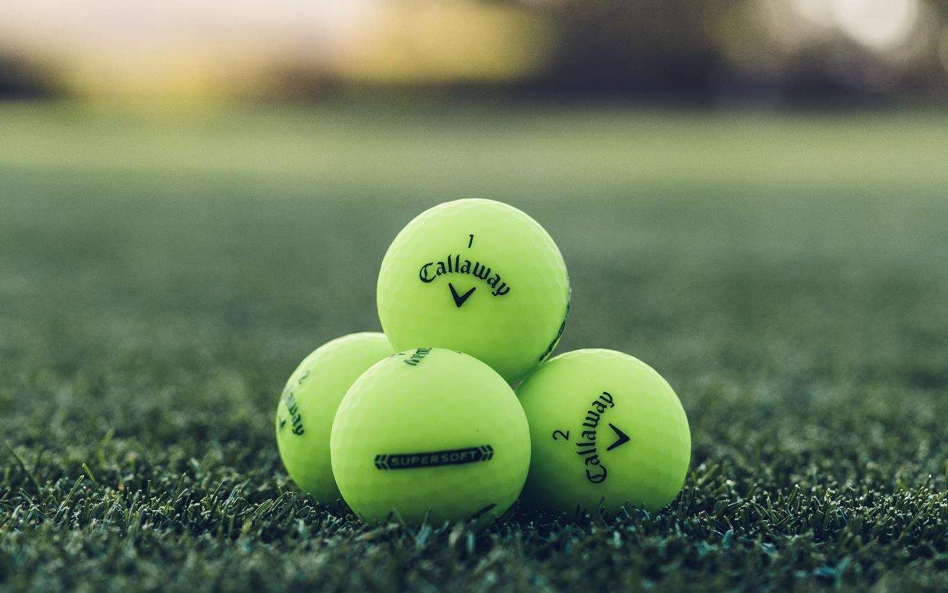 Callaway Supersoft Matte golfové míčky, zelené