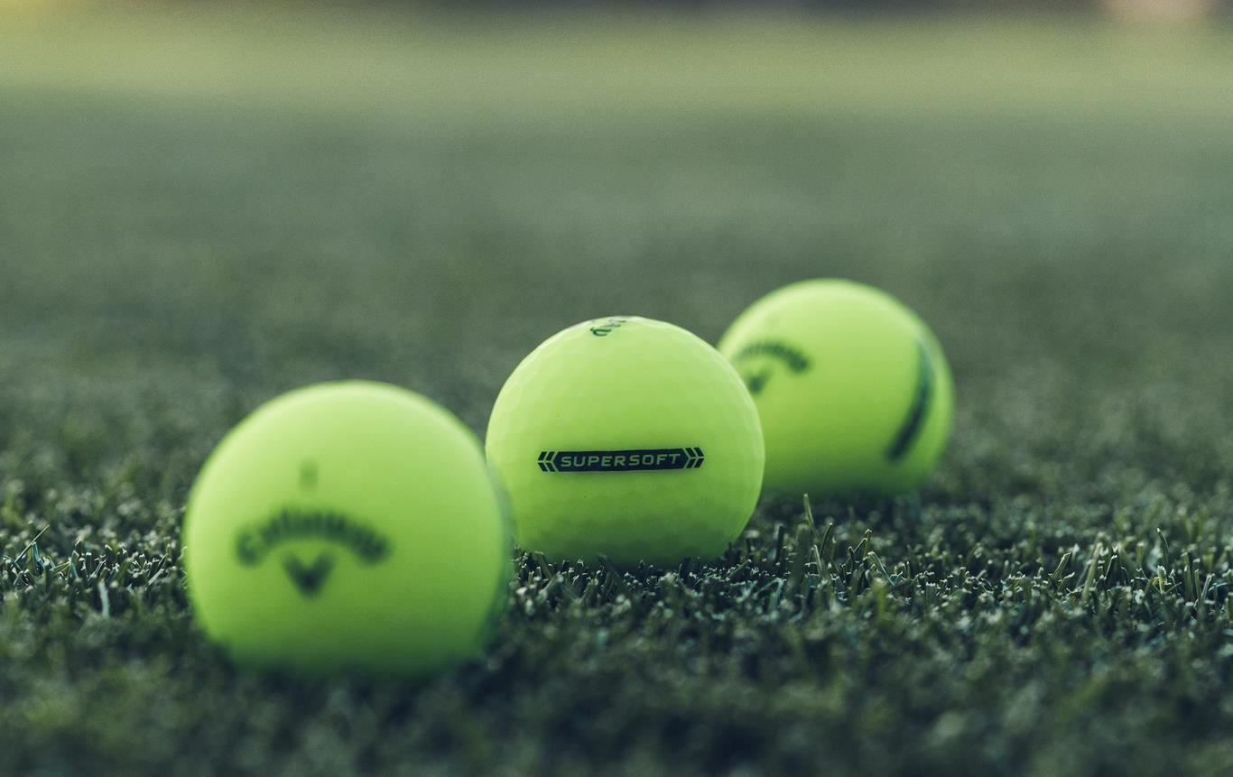 Callaway Supersoft Matte golfové míčky, zelené