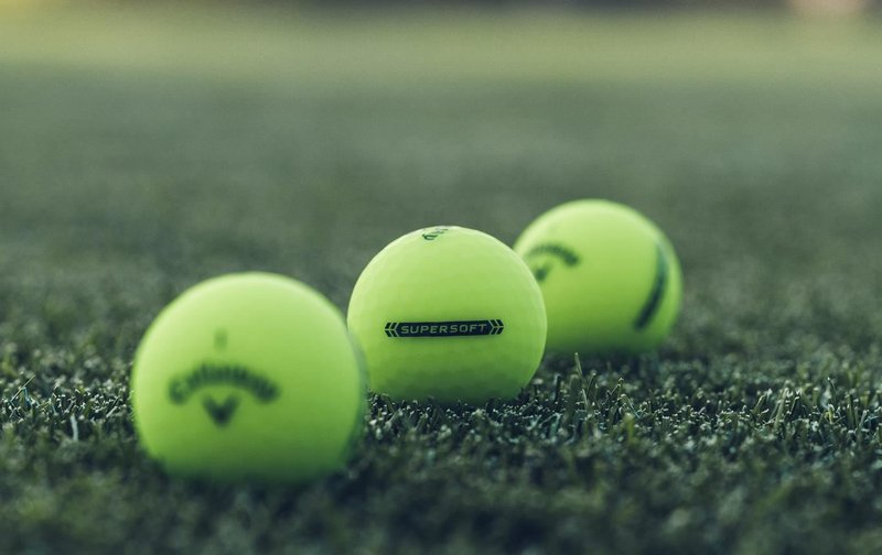 Callaway Supersoft Matte golfové míčky, zelené