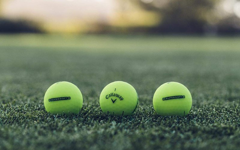 Callaway Supersoft Matte golfové míčky, zelené