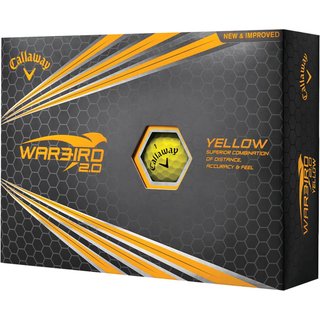 Callaway Warbird 2.0 golfové míčky, žluté
