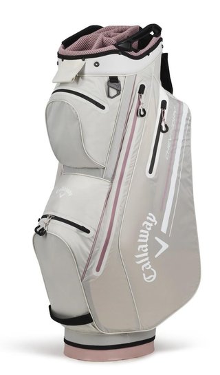 Callaway Chev Dry 14 cart bag, stříbrno/růžový