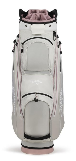 Callaway Chev Dry 14 cart bag, stříbrno/růžový